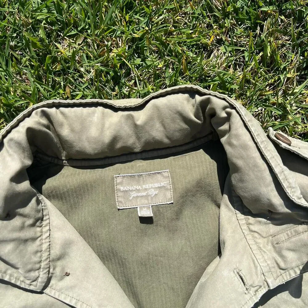 Banana Republic Men’s M65 Dyed jacket military style mens size M